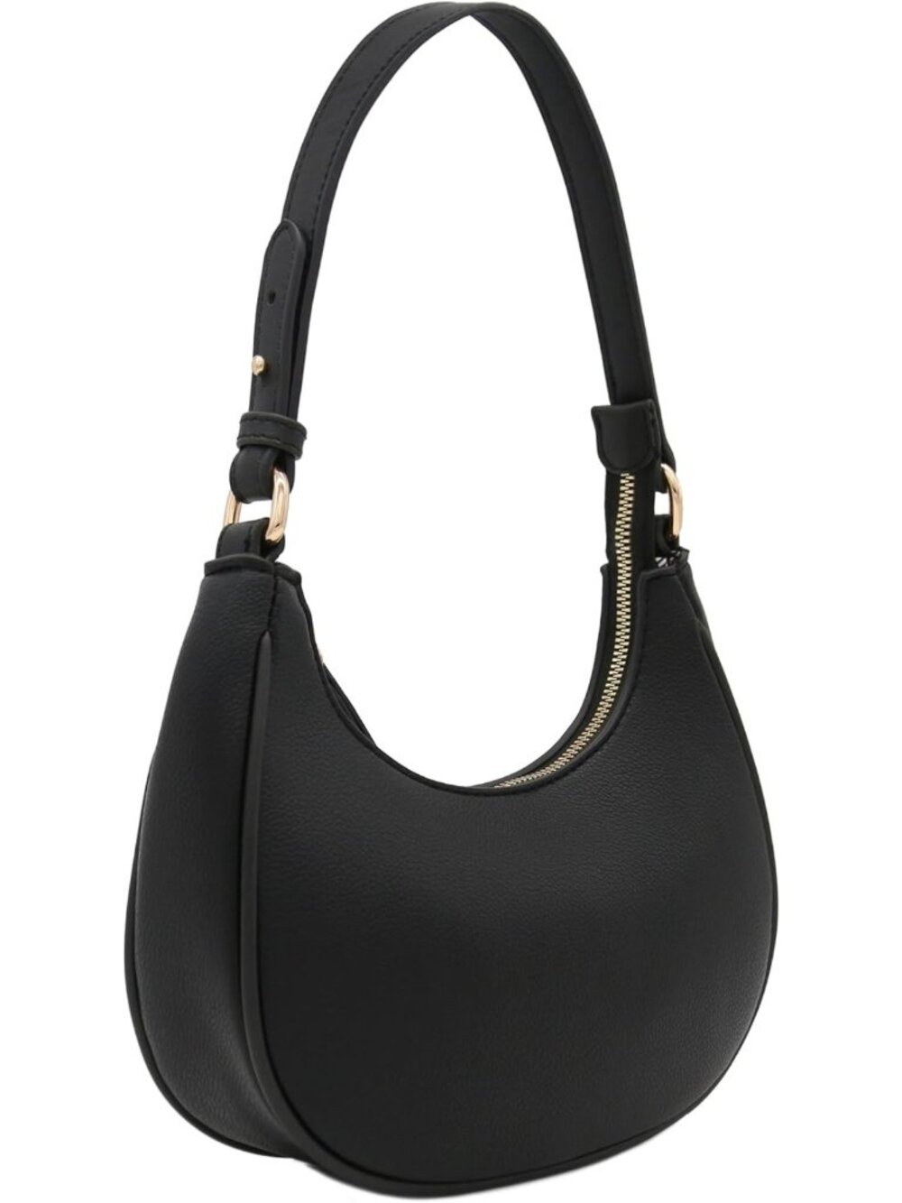 Chic Small Crescent Shoulder Bag | Stylish Underarm Purse for Everyday Use - Picture 4 of 8